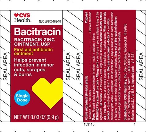 Cvs Health Bacitracin Zinc Ointment Cvs Health