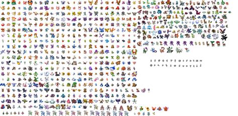 New All Pokemon Sprite Sheet By Cato Chan On Deviantart