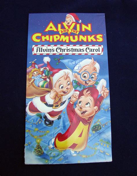 Alvin And The Chipmunks Alvins Christmas Carol Repurposed Original Vhs