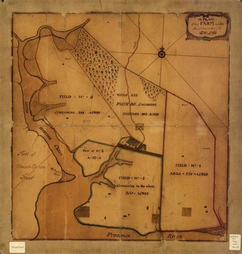 Maps Made By George Washington Longtime Surveyor And Cartographer