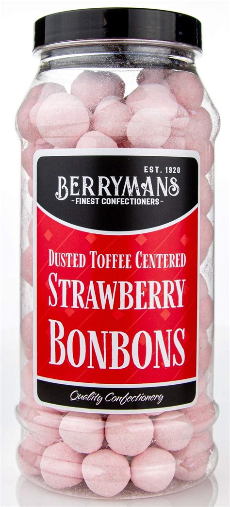 Buy Original Dusted Toffee Centered Strawberry Bonbons Retro Sweets