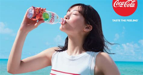 Coca Cola Japan Brings Out Clear Lime Coke With Former Gravure Idol As