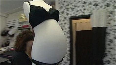 BBC NEWS UK England Pregnant Mannequin Removed