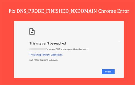 To be more technical, dns converts the entire message from the domain end in the form of an ip address. Fix DNS_PROBE_FINISHED_NXDOMAIN Chrome Error » WebNots