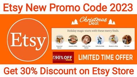 New Etsy Promo Code 2023 Get 30 Discount On Etsy Verified 3 Etsy Coupon Codes Youtube