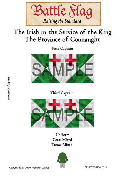 New 25mm English Civil War Flags From Battle Flag The Irish In The