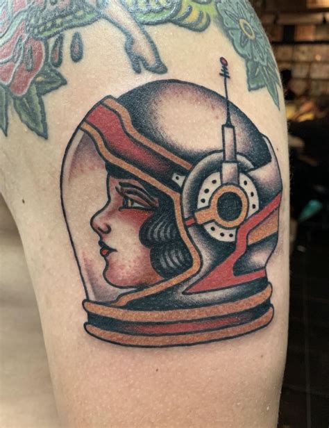 Space Cadet Done By Matt Burgdorf 713 Tattoo Parlor In Houston Texas