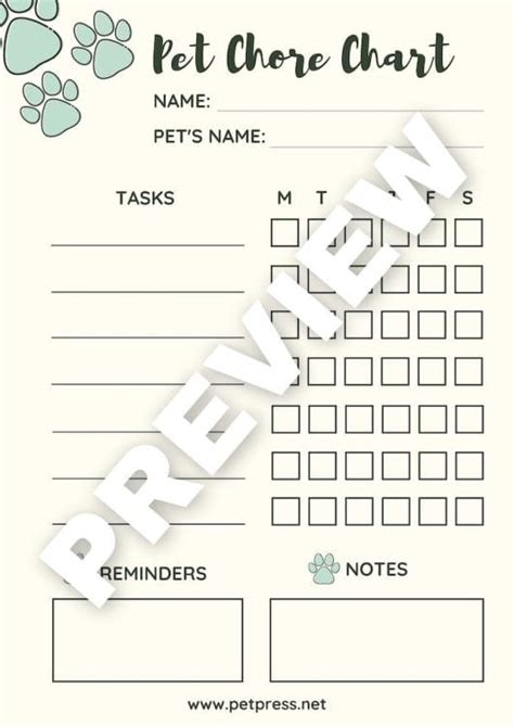10 Free Pet Chore Printables For Kids That Will Keep Your Home Clean