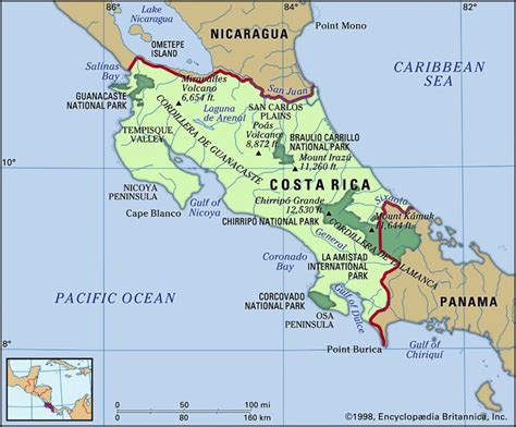 Costa Rica Location Geography People Culture Economy And History