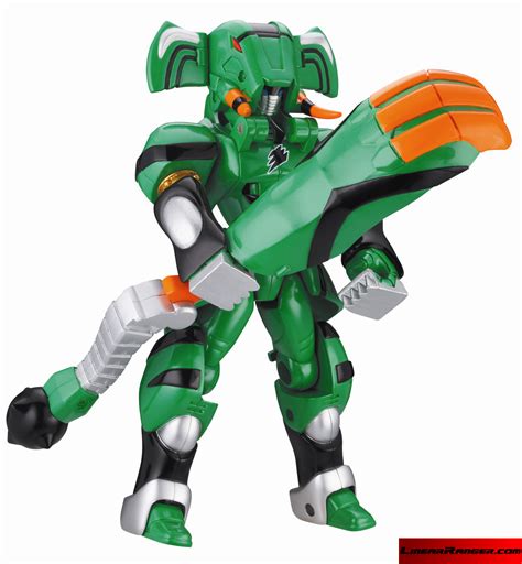 Power Rangers Jungle Fury Armored Green Ranger Figure Battlizer Vr
