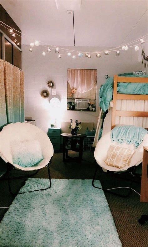 21 Genius Dorm Room Decorating Ideas On A Budget Teal Dorm Room Dorm Room Inspiration Dorm