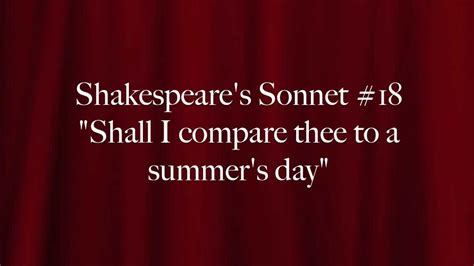 Commonlit answer key shakespeare who was the bard. Shakespeare's Sonnet #18: "Shall I compare thee to a summer's day" - YouTube