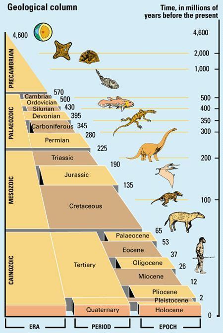 Geologocal Timeline Geologic Time Scale Geology History Of Earth