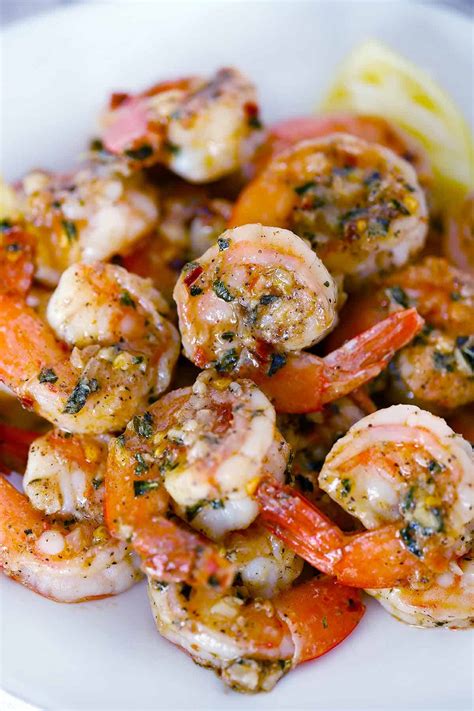 Sautéed Shrimp With Garlic Lemon And Herbs Bowl Of Delicious