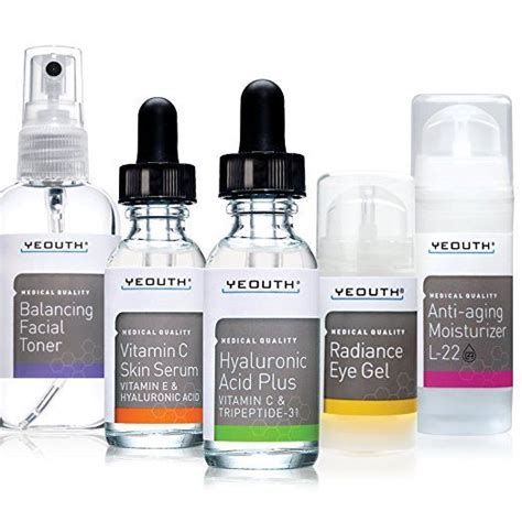 Best Complete Anti Aging Skin Care System Yeouth 5 Pack Balancing