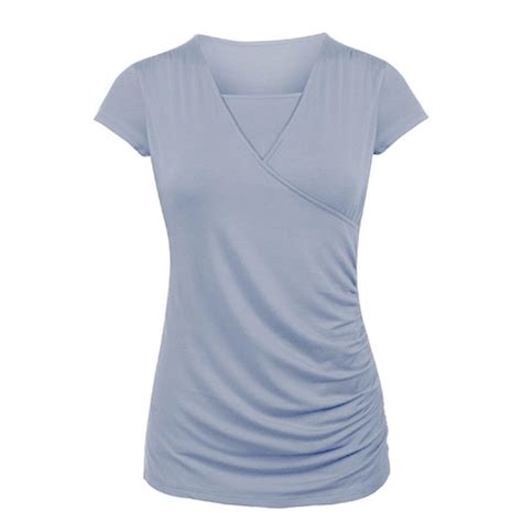 casual solid short sleeve maternity nursing tee only 1 00 patpat us street style women