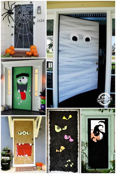 Easy Diy Halloween Front Door Decoration Ideas To Set The 42 Off