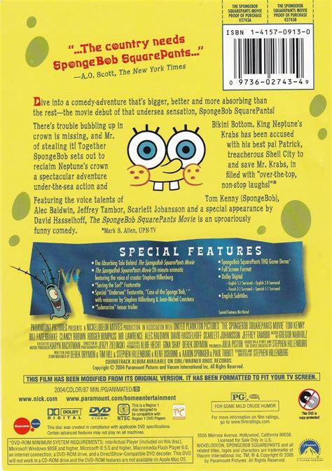 Spongebob Squarepants Movie Dvd Foto Bugil Bokep 7488 Hot Sex Picture