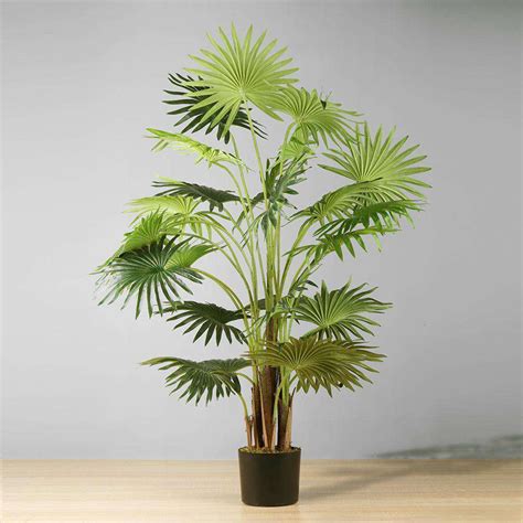 Nino Artificial Fan Palm Potted Plant 51 Artiplanto Artiplanto