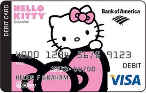 The beauty of having a bank of america debit card is that you can customize the design on your debit card according to your taste. StyleLust Swag: " Hello Kitty" meow meow