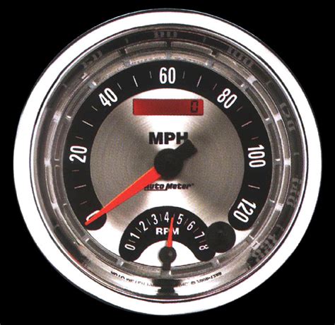 Chevy Parts Instrument Gauges Auto Meter American Muscle Series 5