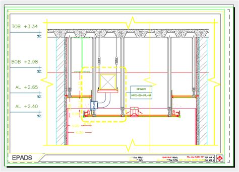 Suspended Ceiling Place Detail Dwg File Cadbull