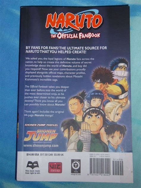 Naruto The Official Fanbook Shonen Jump Profiles — Ptanime