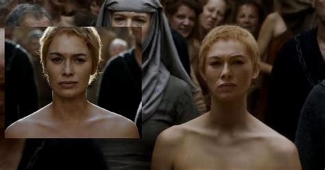 Game Of Thrones Star Lena Headey S Walk Of Shame Nude Body Double Is