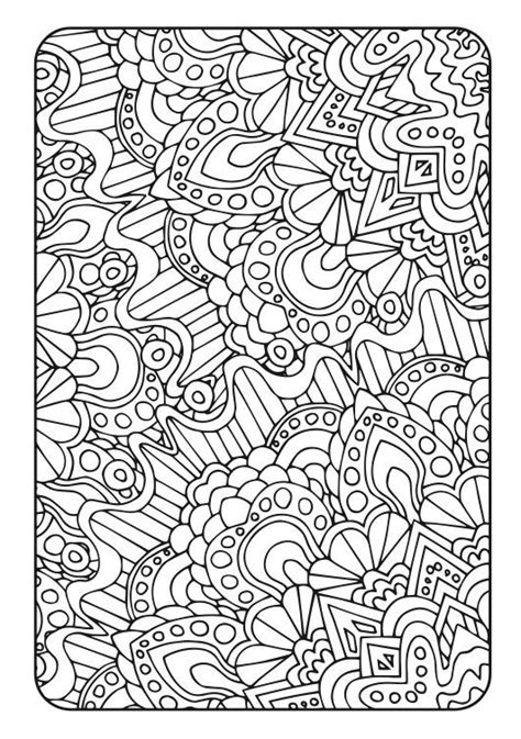 Coloring, the act of adding color to the pages of a coloring book; Adult Coloring Book | Art Therapy Volume 3 - Printable Coloring Book | digital download, print ...