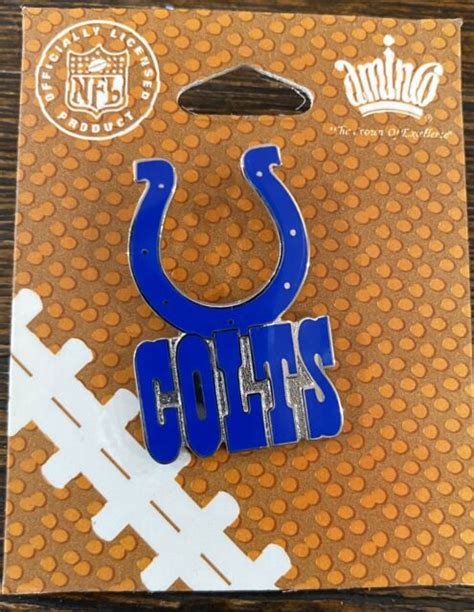 Indianapolis Colts Logo Hat Lapel Pin Officially Licensed Nfl Product