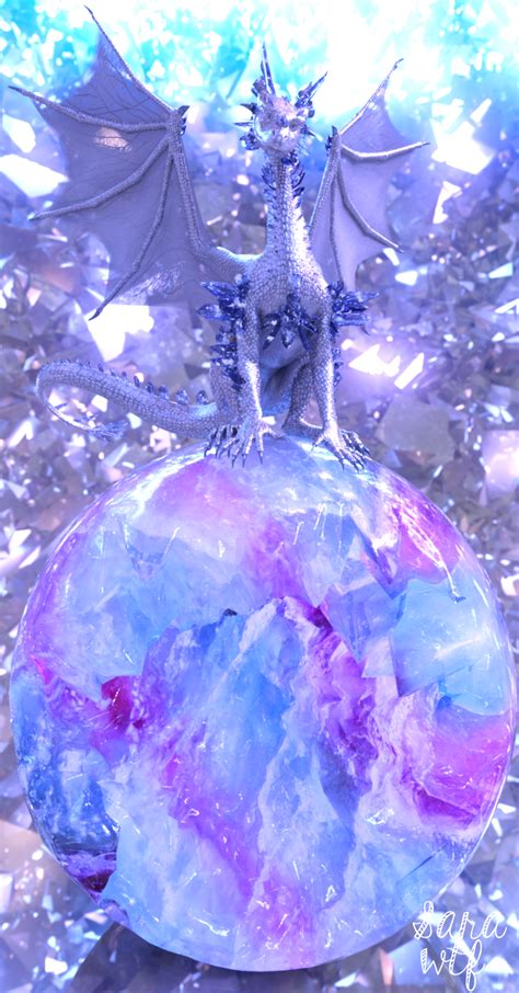 A Crystal Dragon By Sarawtf On Deviantart