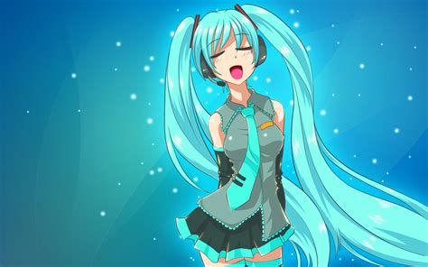 Download Hatsune Miku Cute Blue Anime Vocaloid Cute Anime Blue Anime