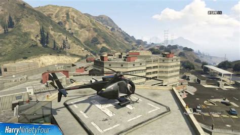 Grand Theft Auto V Buzzard Attack Helicopter Location Youtube