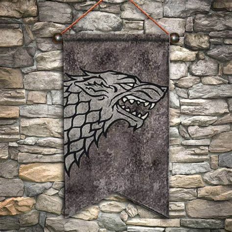 Game Of Thrones Stark Wall Tapestry Homeware Zavvi France