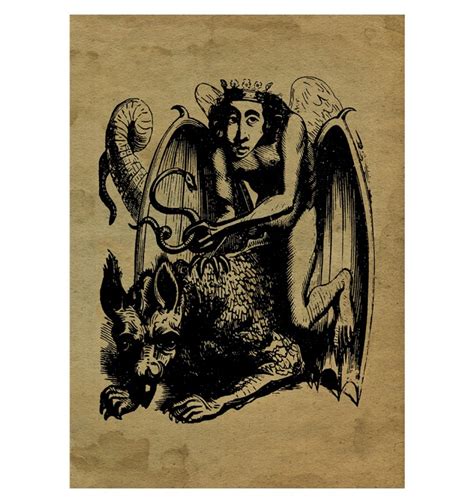 Demon Astaroth Is The High Duke Of Hell Black Magic Illustration