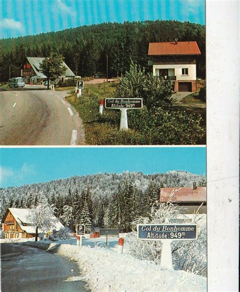 Le Col Du Bonhomme Vosges Multiview France Postcard Unused Vgc On Ebid