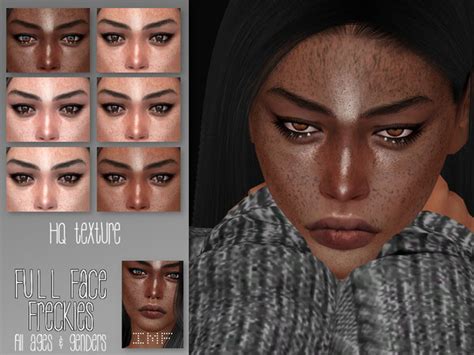 The Sims Resource Imf Full Face Freckles N07