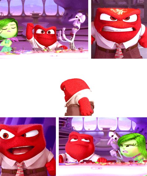 Inside Out 5 Anger  Fire Angry Tom Cat Pinterest Animated 