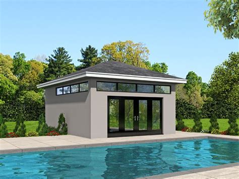 Pool House Plans Modern Pool House Or Studio P At