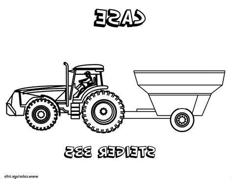 Tracteur A Imprimer Bestof Collection Coloriage Tracteur Et Remorque A