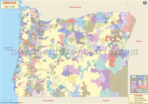 Usps Zip Code Map By State Printable Map