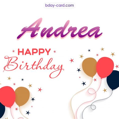 Birthday Images For Andrea 💐 — Free Happy Bday Pictures And Photos