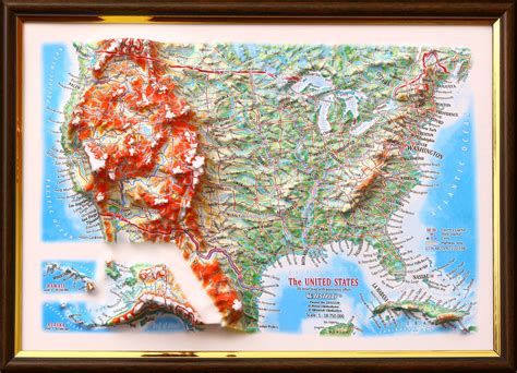 While there's nothing like the magic of browsing christmas markets, local boutiques, and department stores for the perfect gift, most of us will be doing the bulk of our holiday shopping online. USA 3D map - unique gift for everyone