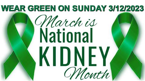 Kidney Awareness Month Faith Tabernacle Church Of Spartanburg