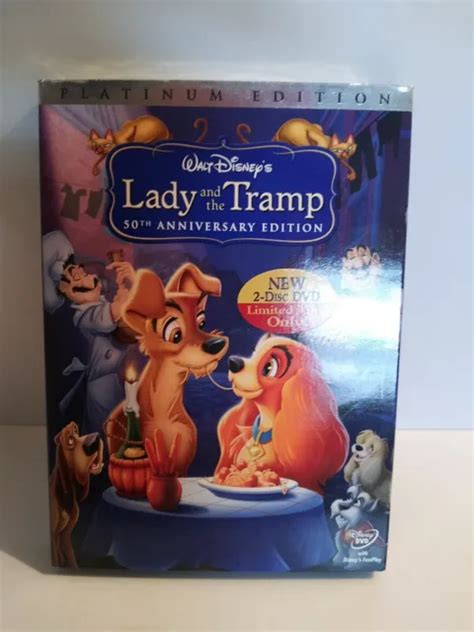 Walt Disneys Lady And The Tramp 2 Disc Dvd Platinum Edition 50th