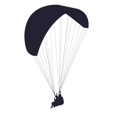 Parachute Glider Silhouette Transparent Png And Svg Vector File