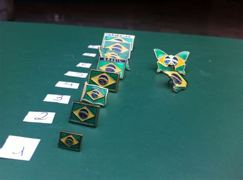 Pins Da Bandeira Do Brasil R 1547 Em Mercado Livre