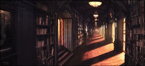 Fantasy Library Wallpapers Wallpaper Cave