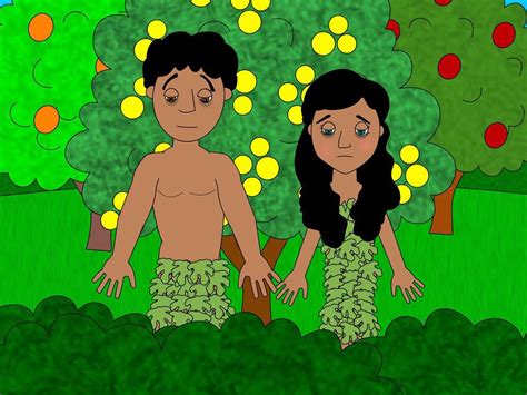 Adam And Eve With Clothes