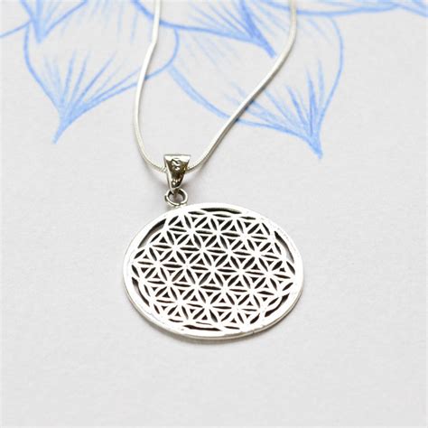 Flower Of Life Healing Necklace By Charlottes Web Jewellery